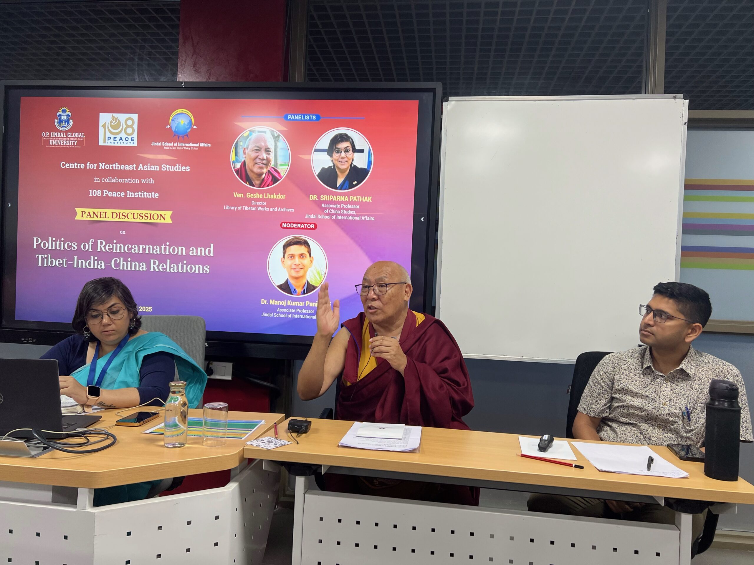 Panel Discussion on the “Politics of Reincarnation- Tibet, India and China Relations”
